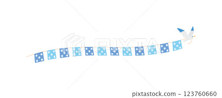 Material - Birds and Garland 2025-12 Vector 123760660