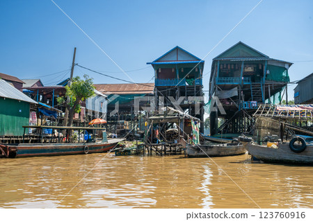 Cambodia Tonle Sap Lake 123760916