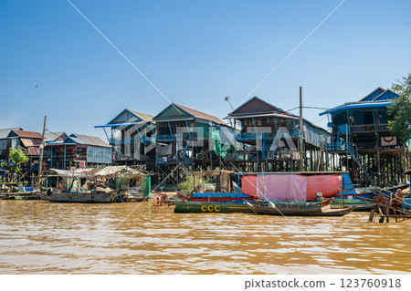 Cambodia Tonle Sap Lake 123760918