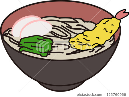 蝦天婦羅蕎麥麵 蝦天婦羅蕎麥麵 123760966