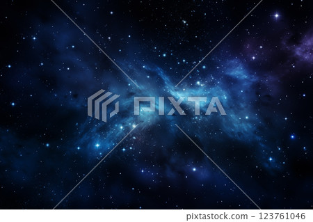 Abstract cosmos background. Space dark background with fragment of our galaxy 123761046