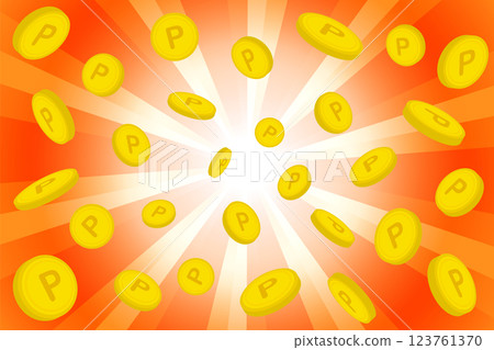 Point coins Point coins 123761370