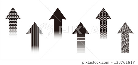 Arrow set of 6 designs Vector Straight lines Arrow set of 6 designs Vector Straight lines 123761617