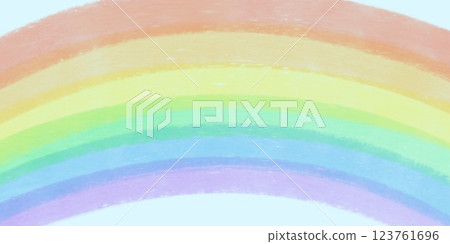 Rainbow in the sky 123761696