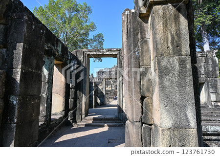 Angkor Thom Baphuon, Angkor ruins, Cambodia 123761730