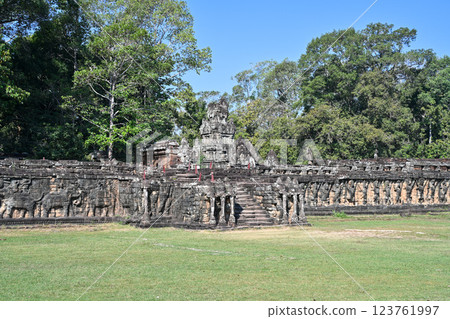 Angkor Thom, Terrace of the Elephants and Terrace of the Leper King, Angkor Archaeological Park, Cambodia 123761997