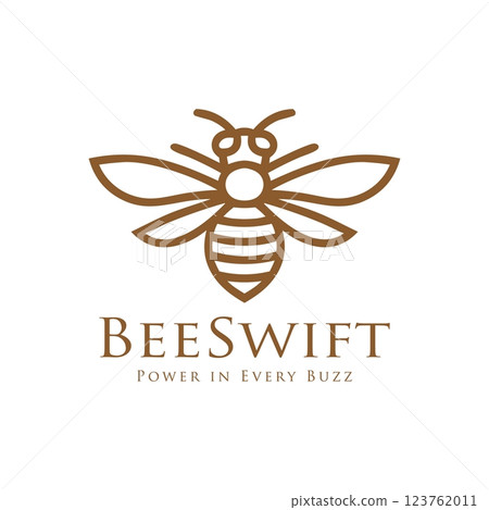 bee logo. honeybee icon. bee vector 123762011