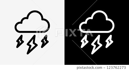 Cute weather illustration collection 123762273