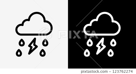 Cute weather illustration collection 123762274