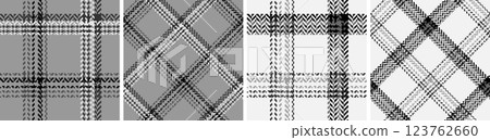 Straight and oblique cage pattern modern fashion herringbone texture. 123762660