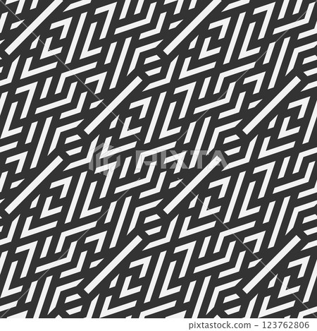 Abstract geometric seamless pattern. Abstract geometric seamless pattern. 123762806