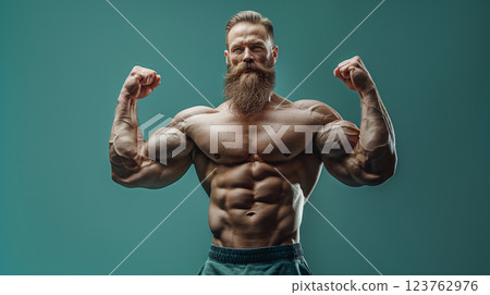 一名男子氣概十足的中年男子擺姿勢 一名男子氣概十足的中年男子擺姿勢 123762976