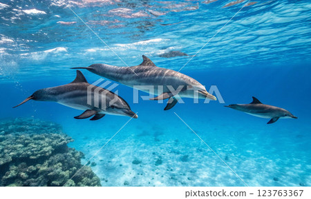 Behavior, communication and intelligence of dolphins in the natural environment 123763367