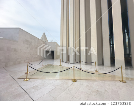Abrahamic Family House in Abu Dhabi, UAE  123763528