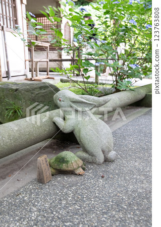 Cute turtle figurine Cute turtle figurine 123763808