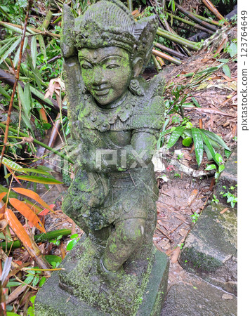 Balinese Sebatu holy water spring at Ubud, Bali, Indonesia 123764649