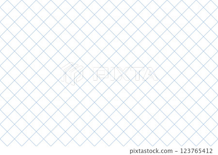 Seamless Geometric Checked Blue Pattern. White Textured Background. 123765412