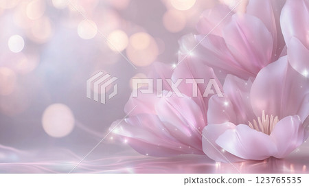 Delicate spring flower tulip for the holidays 123765535