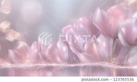 Delicate spring flower tulip for the holidays 123765536