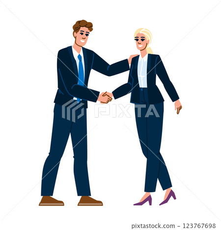 trust handshake agreement vector 123767698