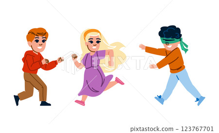 outdoors hide and seek game vector 123767701