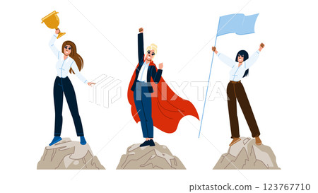 vision leader top woman vector vision leader top woman vector 123767710