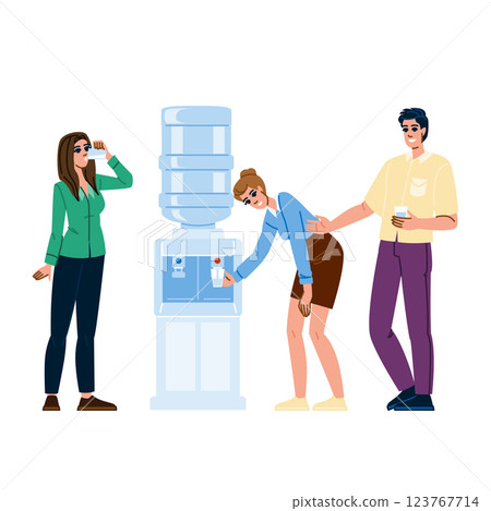 workplace office cooler water vector workplace office cooler water vector 123767714