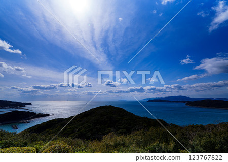 初春的基坦海峽。 123767822
