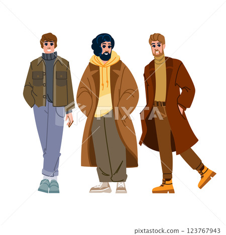 sweater man autumn fashion vector 123767943