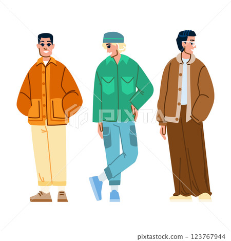 loafers man spring fashion vector 123767944