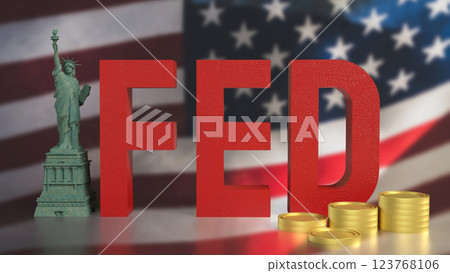 The Statue of Liberty and text for Business concept 3d Rendering. The Statue of Liberty and text for Business concept 3d Rendering. 123768106