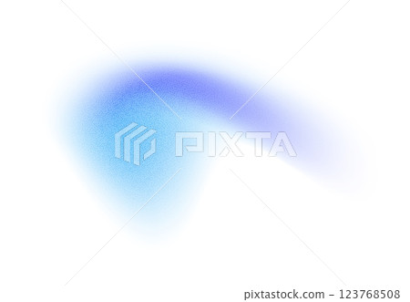 Abstract gradient shape with noise. Blue blurred grainy color gradation, vibrant design element. Abstract gradient shape with noise. Blue blurred grainy color gradation, vibrant design element. 123768508