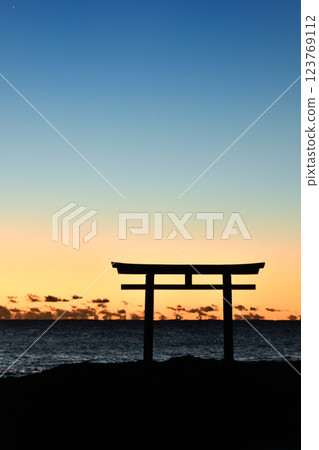 Torii at Owanoso Shrine 123769112