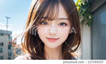 亞洲美女 亞洲美女 123769397