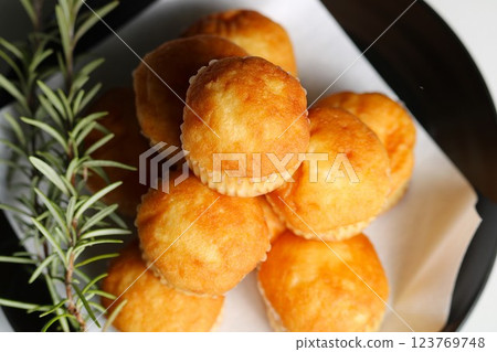 Fluffy baked goods Cupcake Rosemary Fluffy baked goods Cupcake Rosemary 123769748