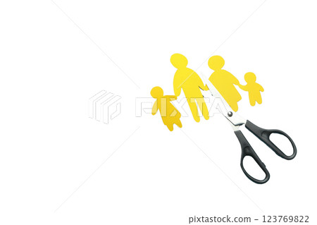 PNG, Population day, family separation, isolated on white background. 123769822