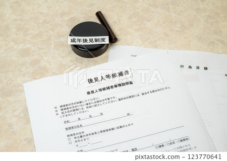 成人監護制度:代表個人提供法律支持的製度 成人監護制度:代表個人提供法律支持的製度 123770641