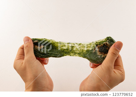 分割烤草餅 分割烤草餅 123770652