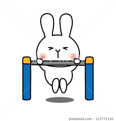 白兔練單槓 123771120