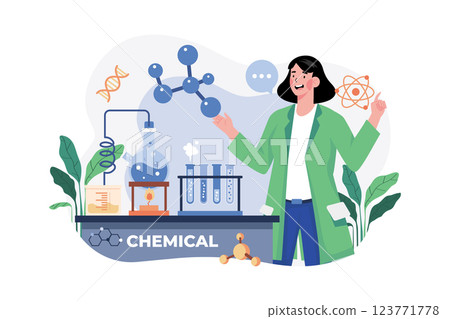 Laboratory Assistant Doing Chemical Tests Laboratory Assistant Doing Chemical Tests 123771778