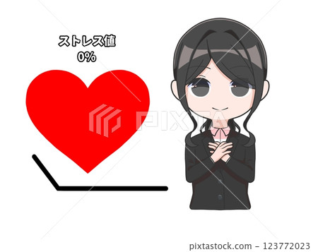 顯示壓力程度的女性 1/5 123772023