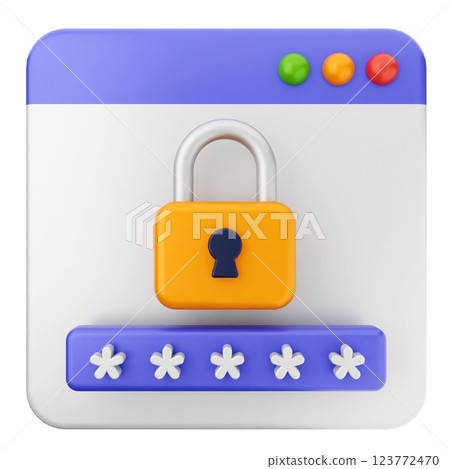 3d website icon login 3d website icon login 123772470