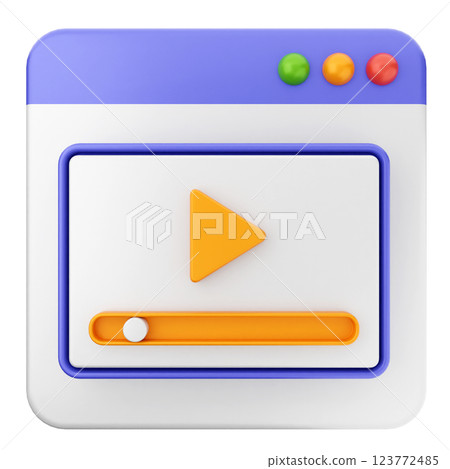3d website icon video 3d website icon video 123772485