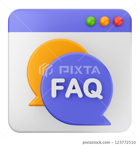 3d website icon faq 3d website icon faq 123772510