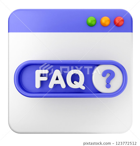 3d website icon faq 3d website icon faq 123772512