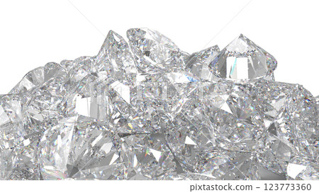 Diamond background white CG Diamond background white CG 123773360