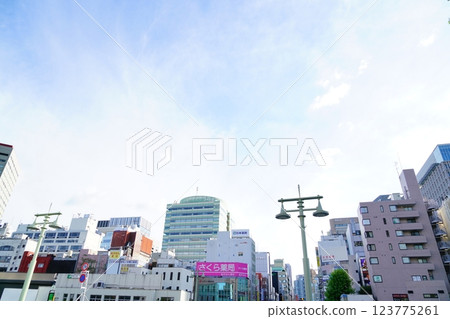JR Ochanomizu Station and surrounding cityscape 123775261