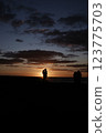 "New Zealand" Romantic couple at sunset 123775703