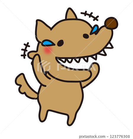 不可怕的狼大笑 123776308