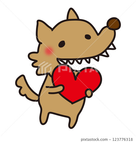 有心臟的可怕狼 123776318